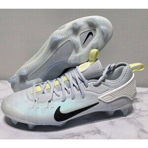 New Nike Men's Size 10.5 Huarache 9 Elite Mid LAX SE Lacrosse Cleats FV6146-103